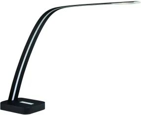 11"H Kyla 1-Light LED Desk Lamp Satin Black