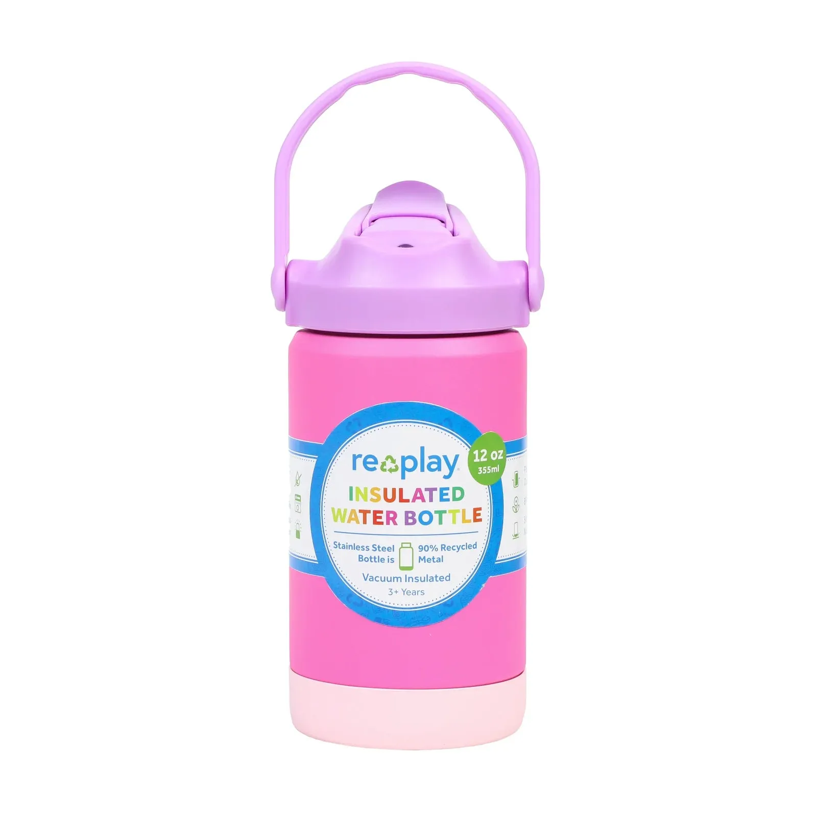 12 oz. Insulated Recycled Stainless Steel Water Bottle