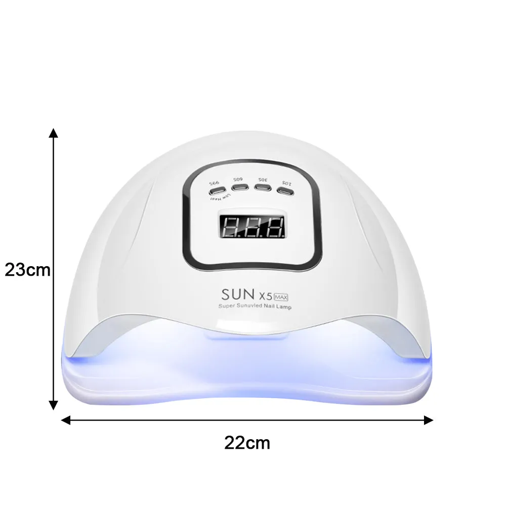 120W LED UV Nail Gel Dryer Curing Lamp- AU/US/UK/EU Plug