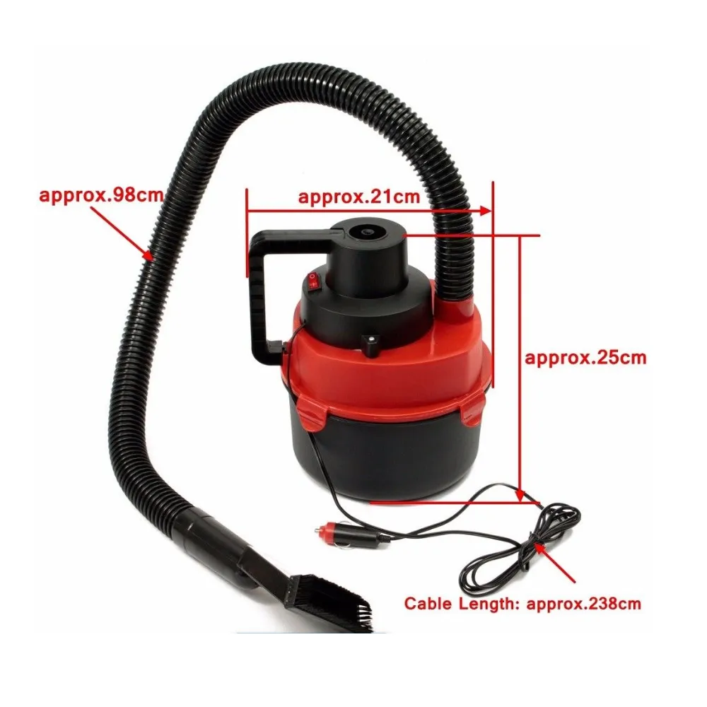 12V Strong Wind Suction Wet/Dry Vacuum Cleaner