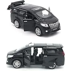 1:32 ALPHARD ALLOY METAL PULL BACK DIE-CAST CAR DIECAST METAL PULLBACK TOY CAR WITH OPENABLE DOORS & LIGHT, MUSIC BOYS GIFTS TOYS FOR KIDS