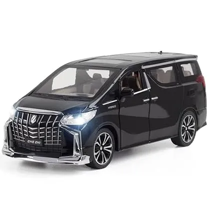 1:32 ALPHARD ALLOY METAL PULL BACK DIE-CAST CAR DIECAST METAL PULLBACK TOY CAR WITH OPENABLE DOORS & LIGHT, MUSIC BOYS GIFTS TOYS FOR KIDS