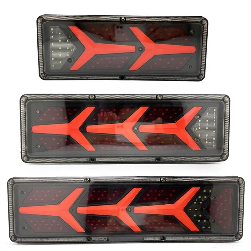 1Pcs 21W Truck Trailer Rear Lights Camper Tail Lights Led 24v Waterproof Guide Y Series Warning Fog Lamp for Caravans UTE SUV