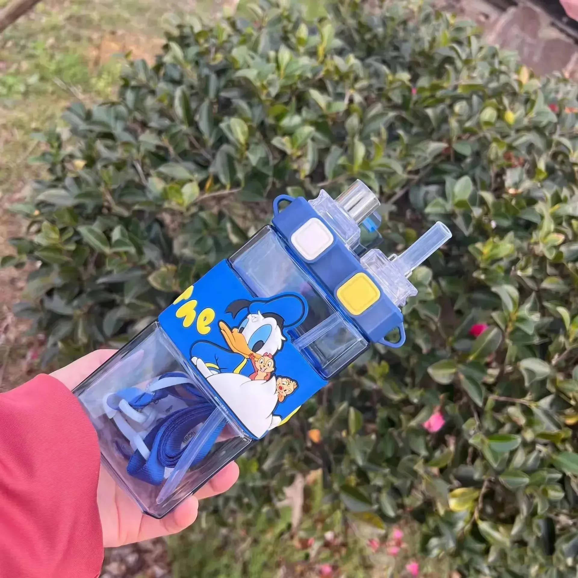 2 in 1 Disney Character Water Bottle (520 ml)