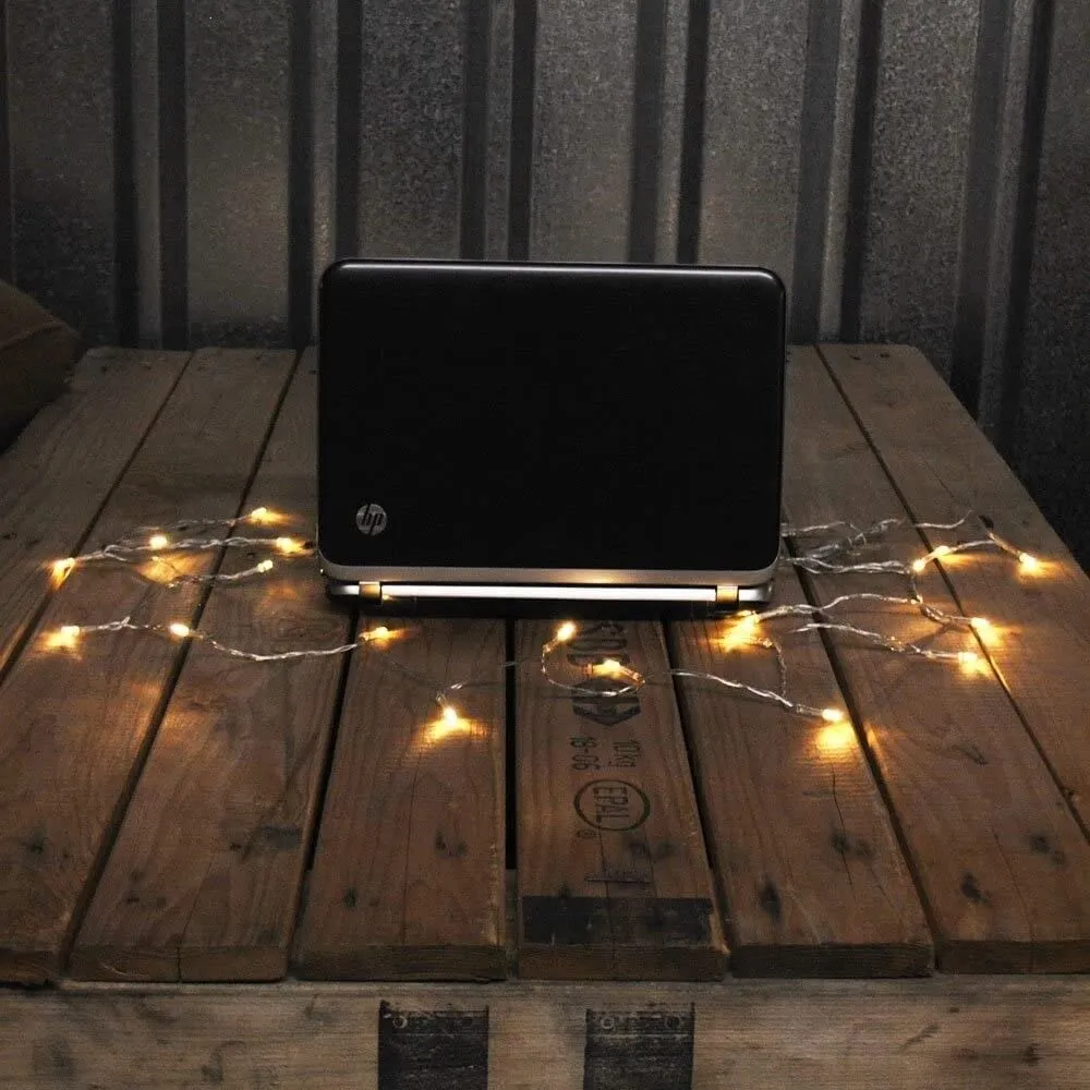 20 USB Plug in LED Lights Warm White