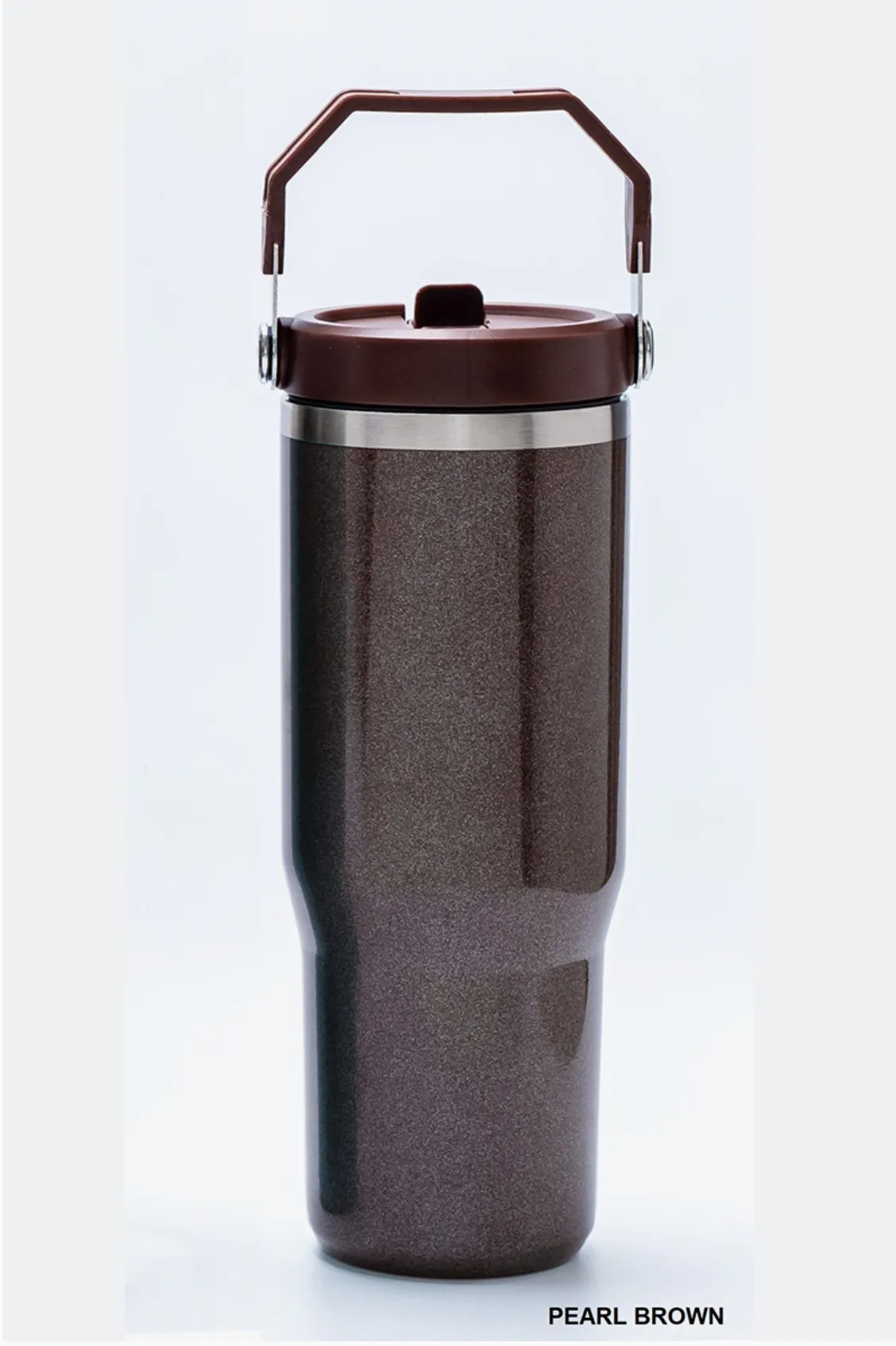 30oz Stainless Steel Flip Straw Tumbler