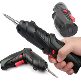 3.6V Electric Screwdriver Rechargeable Cordless Cordless Electric Screwdriver Drill Kit Folding Home Power Tools