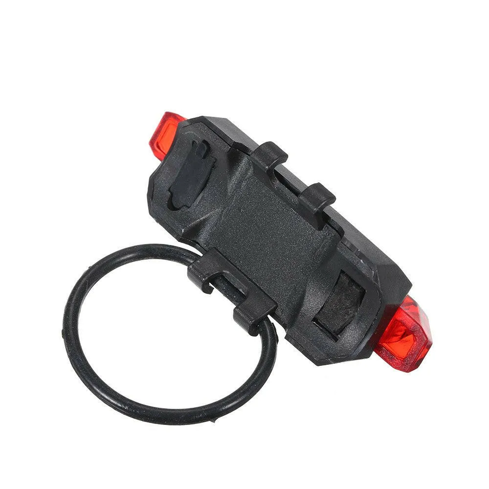 3.7V 0.5W USB Rechargeable LED Bike Light 4 Lighting Modes Bike Tail Light