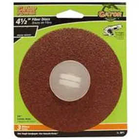 4-1-2 Fiber Disc 36grit 3pk