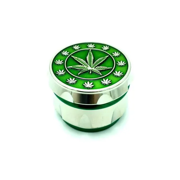 40mm Metal 4 Part Grinder - Multi Leaf