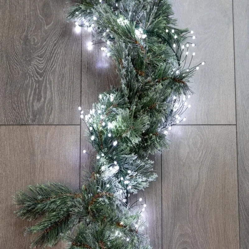 430 White Ultrabright Garland LED Lights - 2.7m