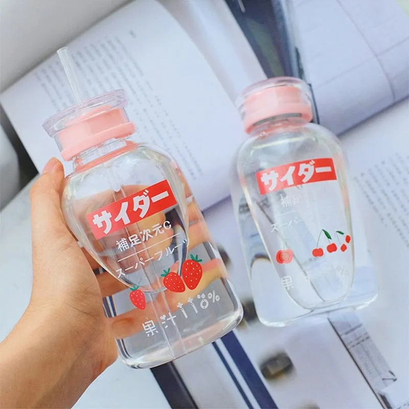 450ml Fruity Japanese Milk Bottle