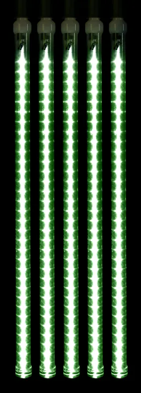 5 Pack 24" Green Snowfall Tube