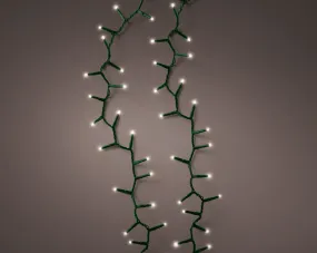 500 LED Compact Tree Lights Warm white green wire