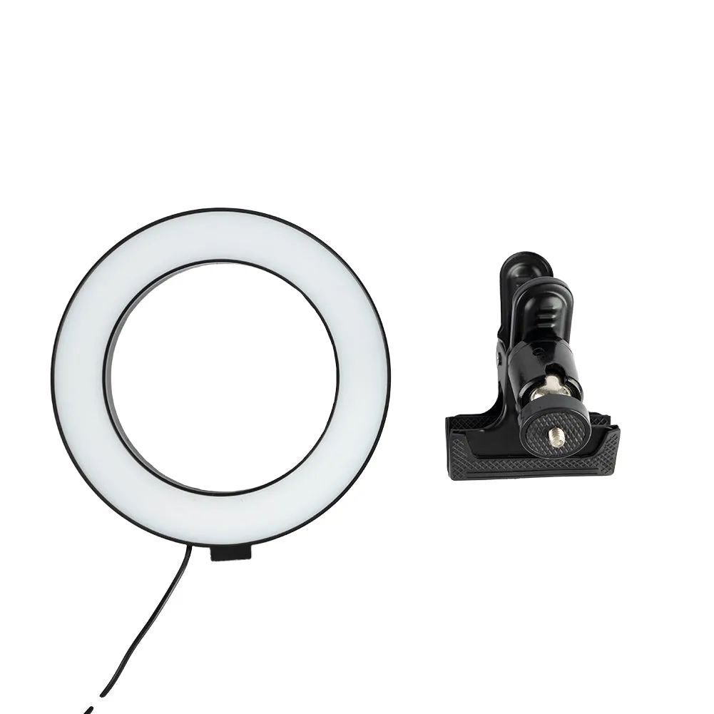 6" Clip-On Desk LED "Ruby" Ring Light