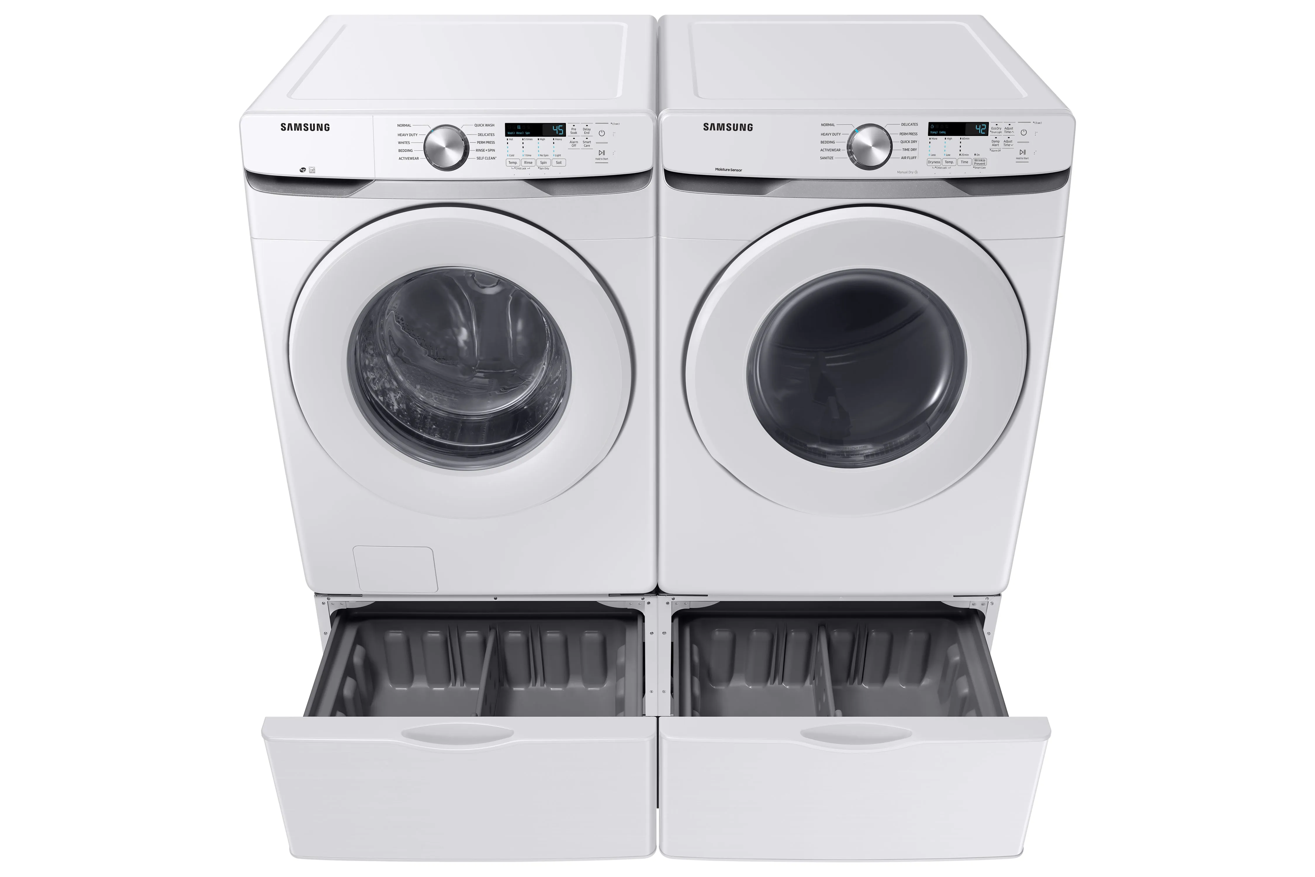 7.5 cu. ft. Electric Long Vent Dryer with Sensor Dry in White - (DVE45T6020W)