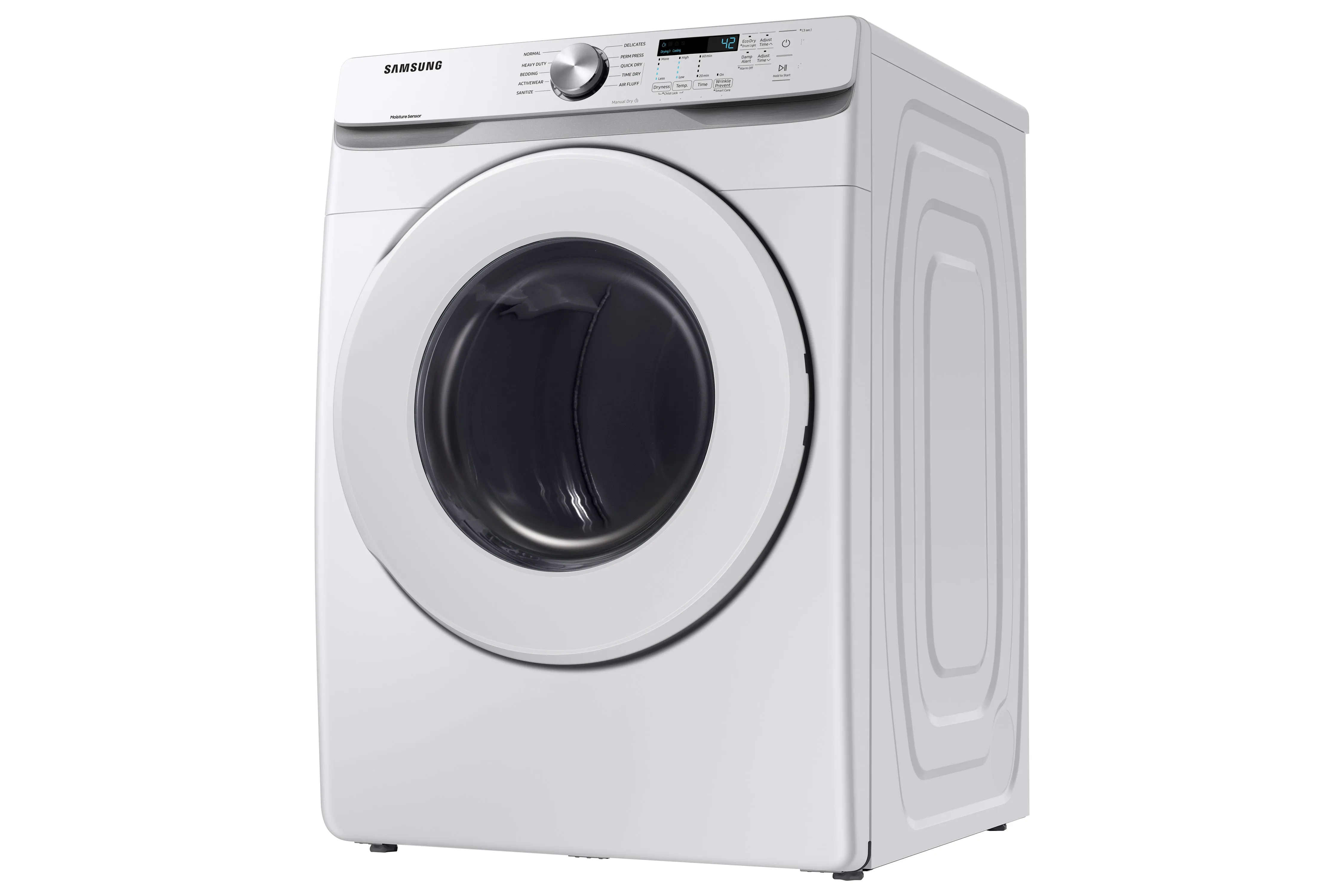 7.5 cu. ft. Electric Long Vent Dryer with Sensor Dry in White - (DVE45T6020W)