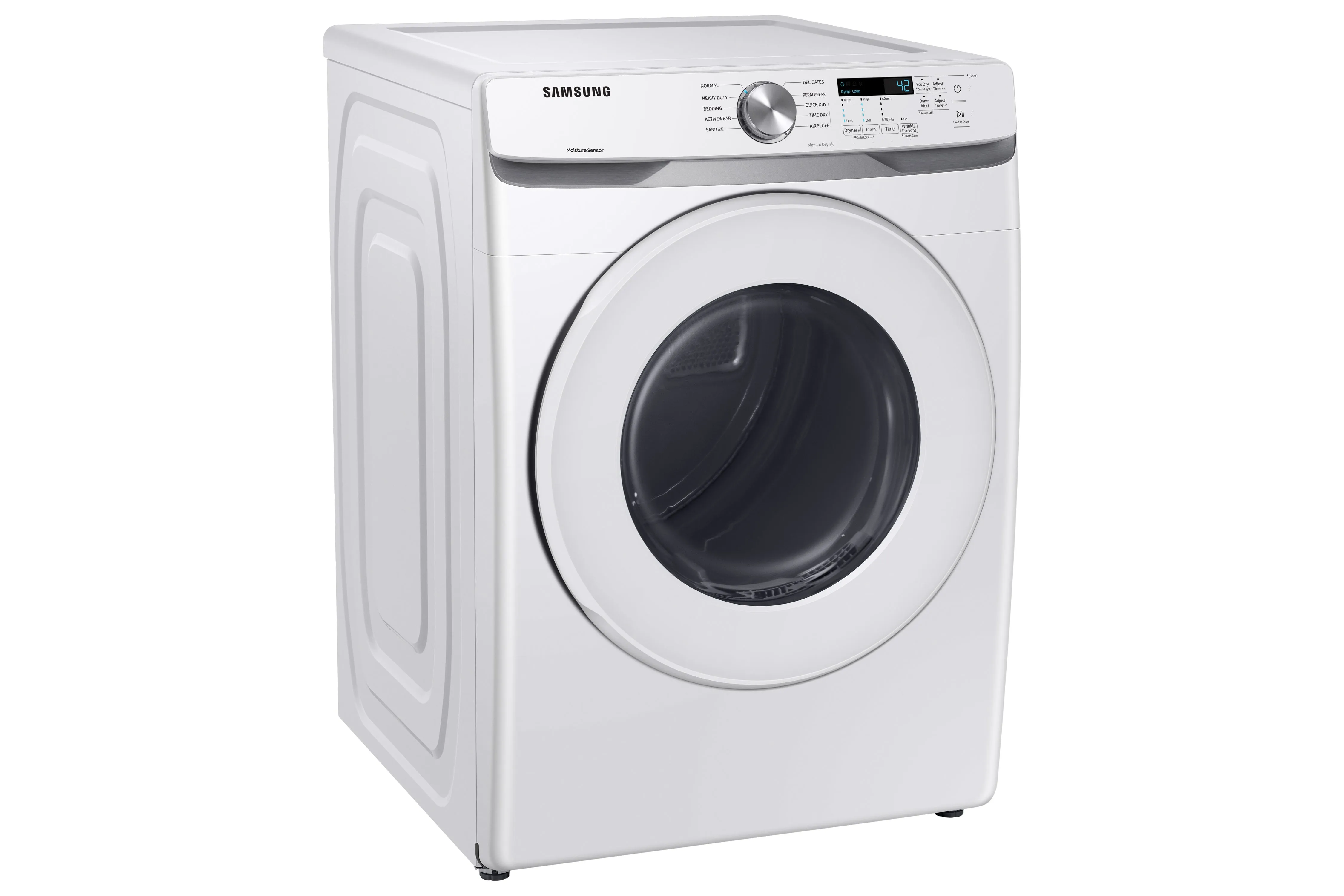 7.5 cu. ft. Electric Long Vent Dryer with Sensor Dry in White - (DVE45T6020W)