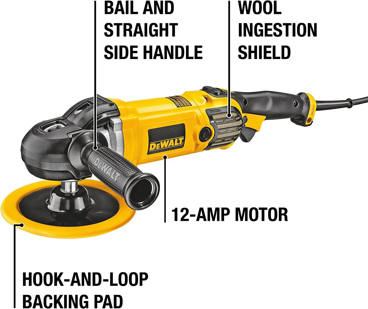 7" DEWALT VARIABLE SPEED GRINDER MODEL DWP849X