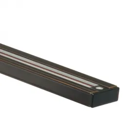 8 Ft. Track Rail One Circuit, Halo, Russet Bronze Finish