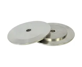 Aluminum Buffing Wheel Safety Flanges Set 4.5 x 1/2