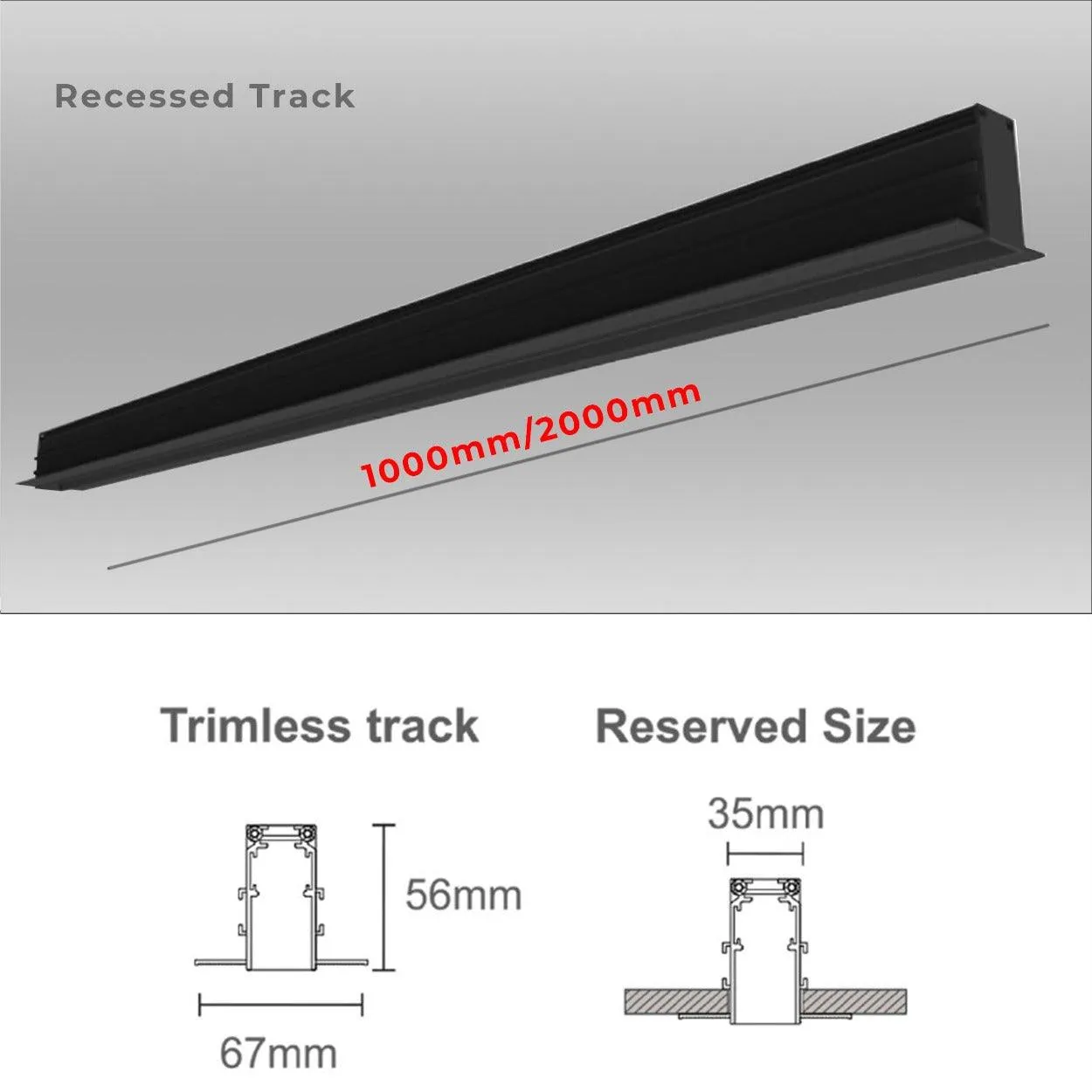 ANKUR 20MM LED MAGNETIC TRACK CHANNEL