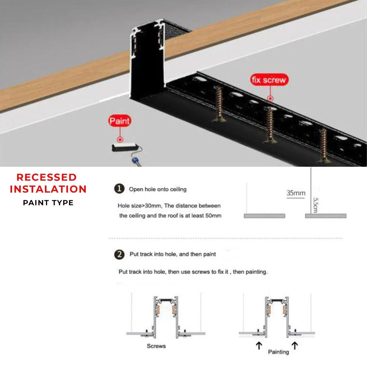 ANKUR 20MM LED MAGNETIC TRACK CHANNEL