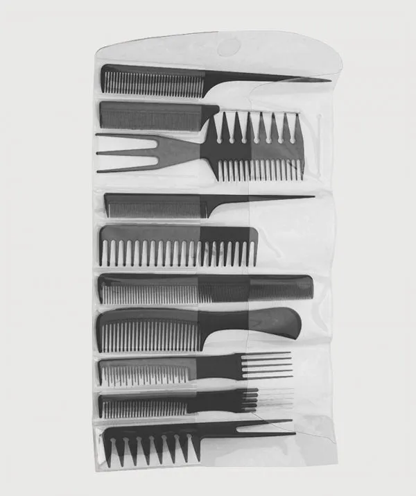 Assorted Brands Comb Set 10 PC    -