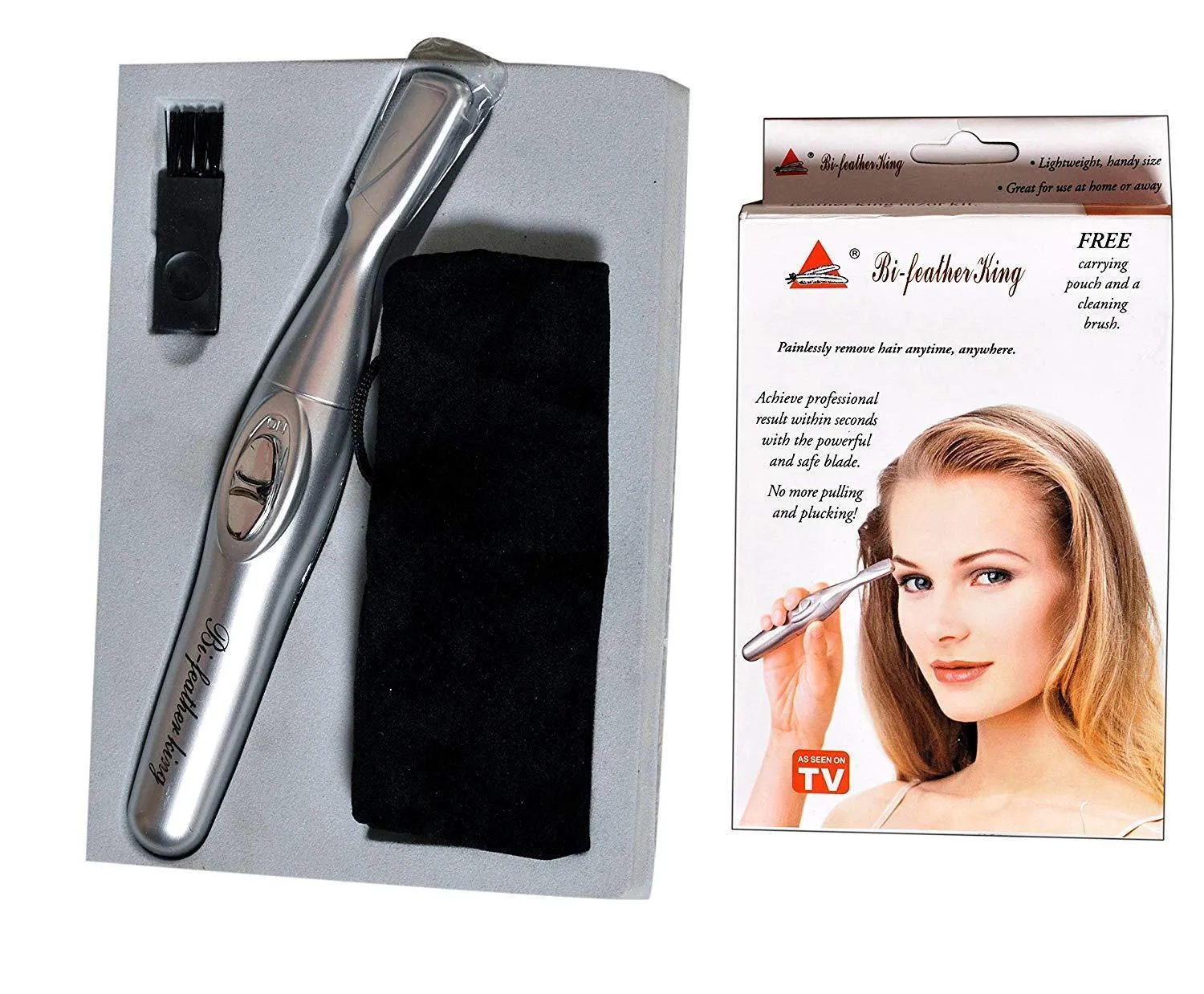 Attractive Eyebrow Trimmer - Painless Hair Removal for Face and Body