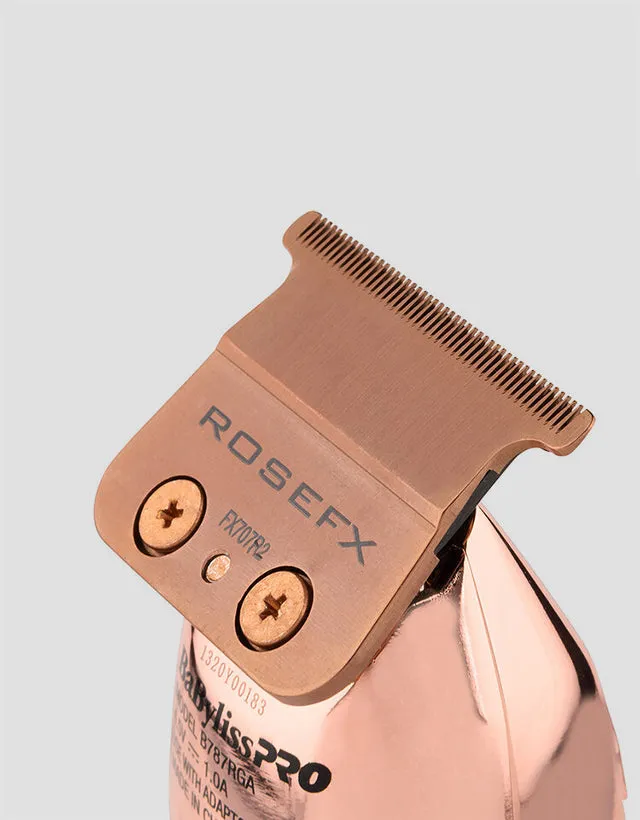 BaByliss PRO - FX707RG2 Replacement Outlining Hair Trimmer Blade, Deep Tooth, Rose Gold