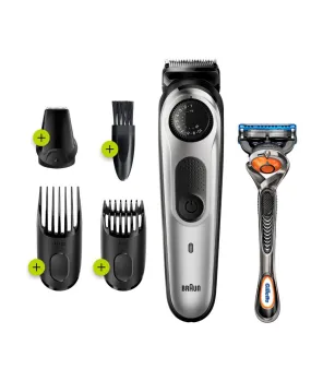 Barun Series 5 Beard trimmer with Precision Dial, 3 Attachments and Gillette Fusion5 ProGlide razor