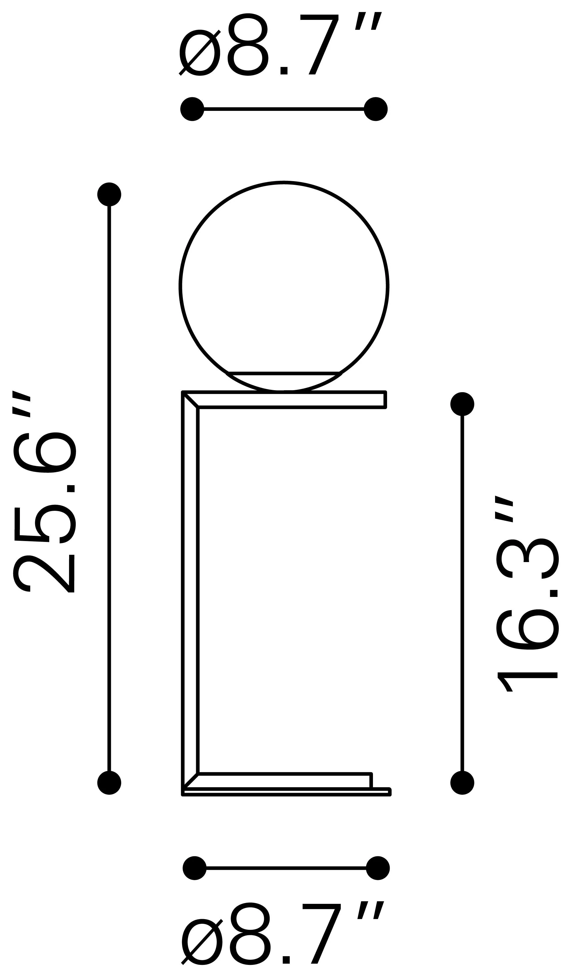 Belair Table Lamp Brass