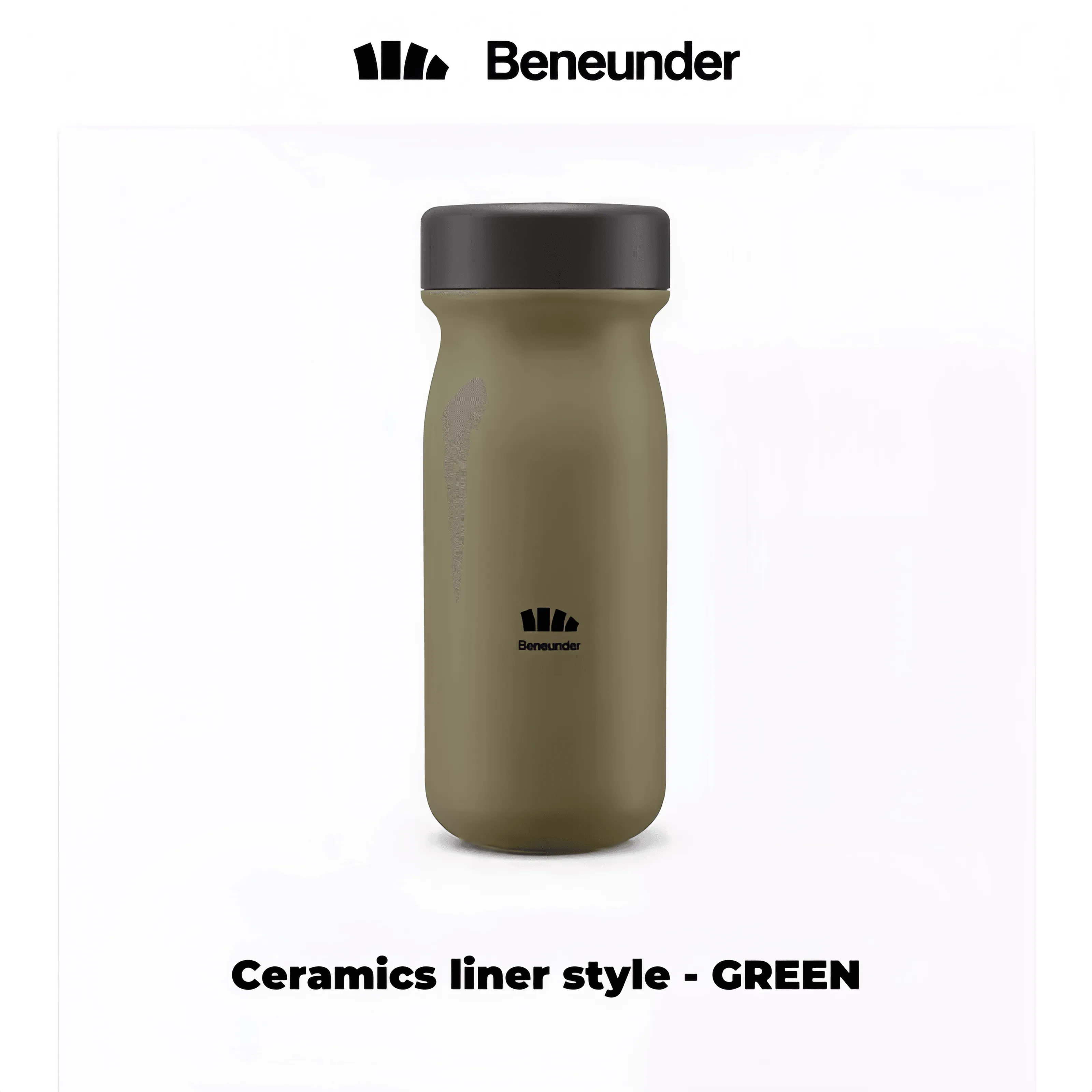 Beneunder lightweight large-capacity thermos cup outdoor sports water bottle stainless steel water cup