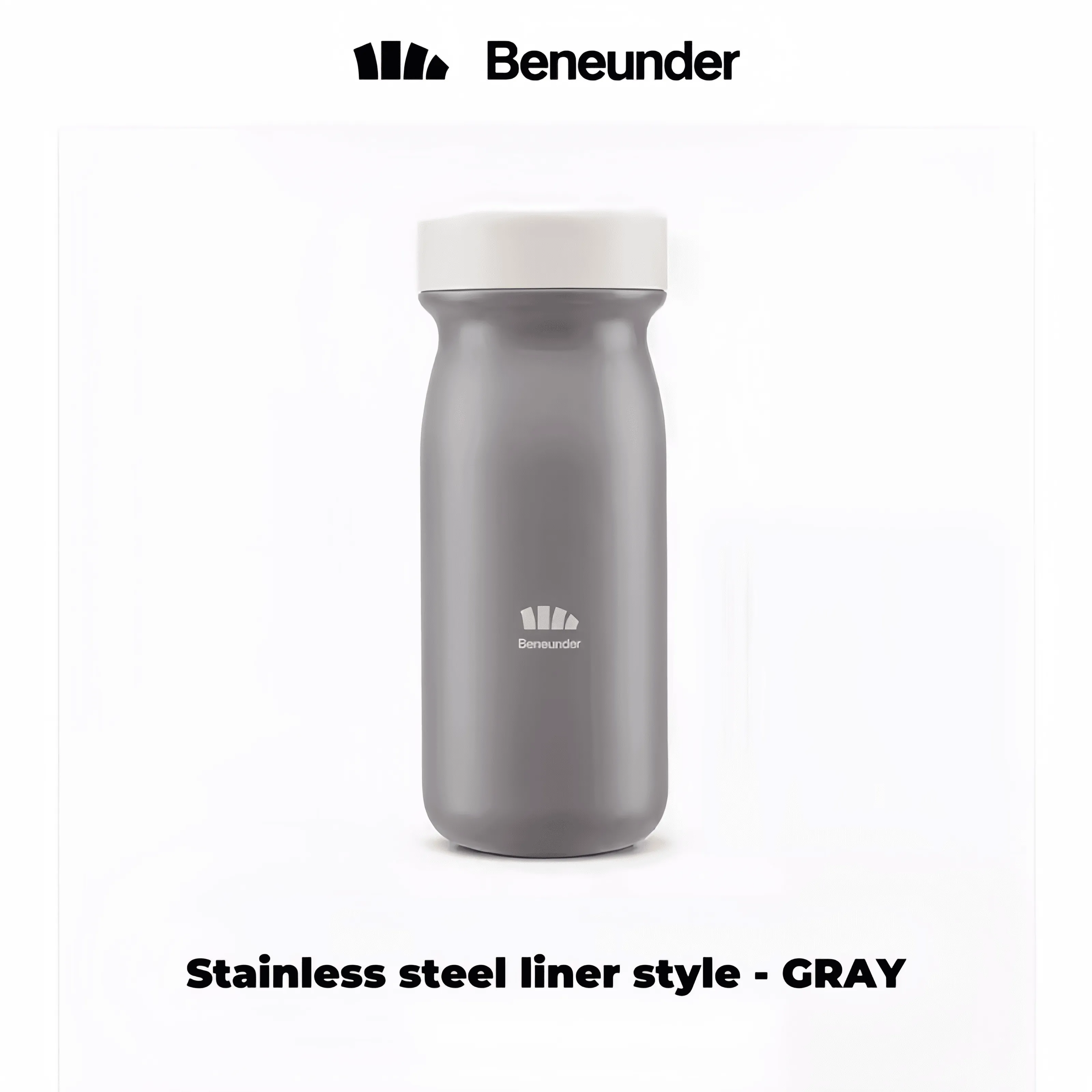 Beneunder lightweight large-capacity thermos cup outdoor sports water bottle stainless steel water cup