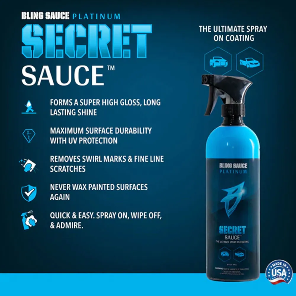 Bling Sauce - Platinum Secret Sauce 709ml Spray (Made in USA)