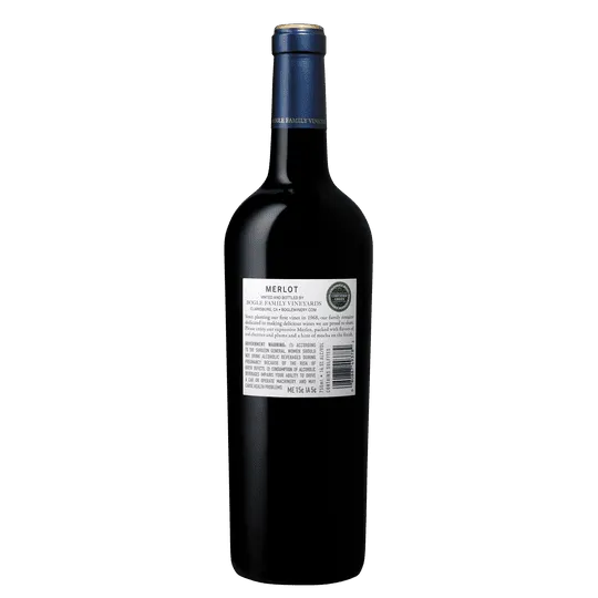 Bogle Merlot Red Wine, California, 14.5% ABV, 750ml Glass Bottle, 5-150ml Servings