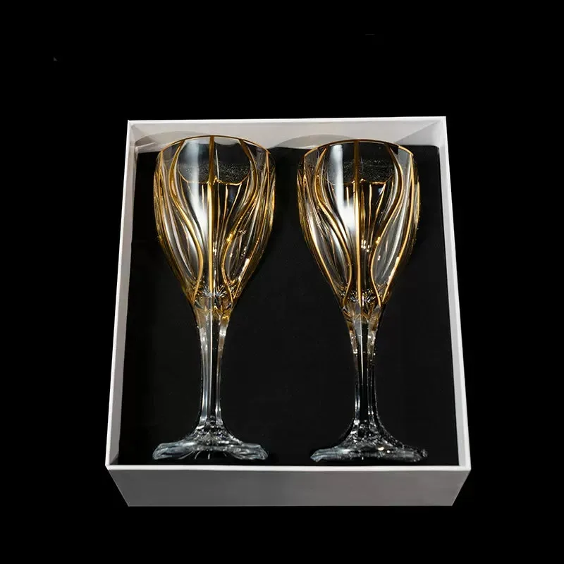 Bohemia Crystal Luxury Wine and Champagne Glass Decanter Set