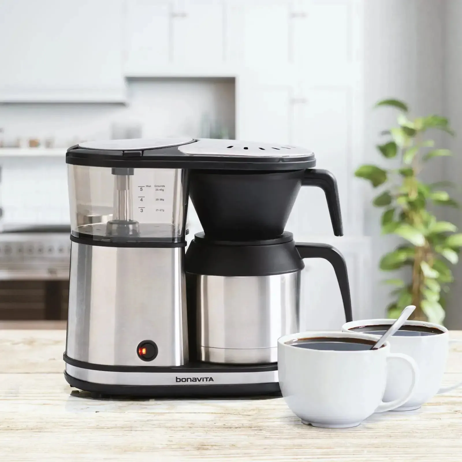 Bonavita One-Touch Thermal Carafe Coffee Brewer 3-5 Cups  | بونافيتا ماكينة تحضير القهوة الحرارية بلمسة واحدة 3-5 أكواب