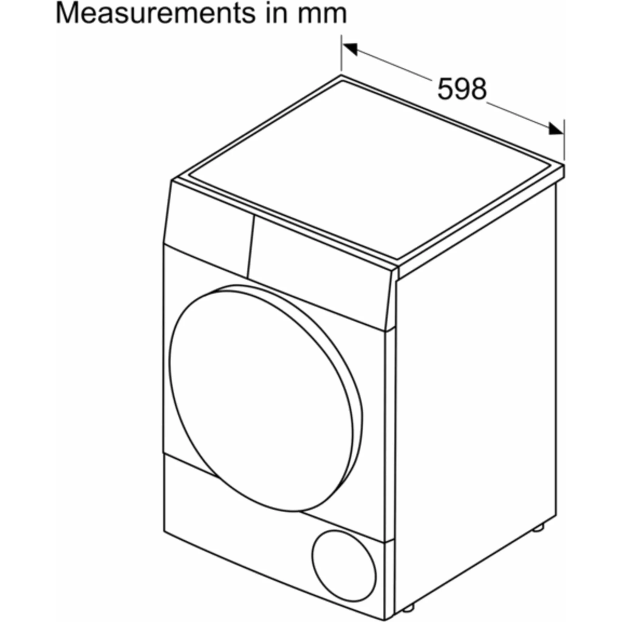 Bosch Dryer (WTG86403UC) - White