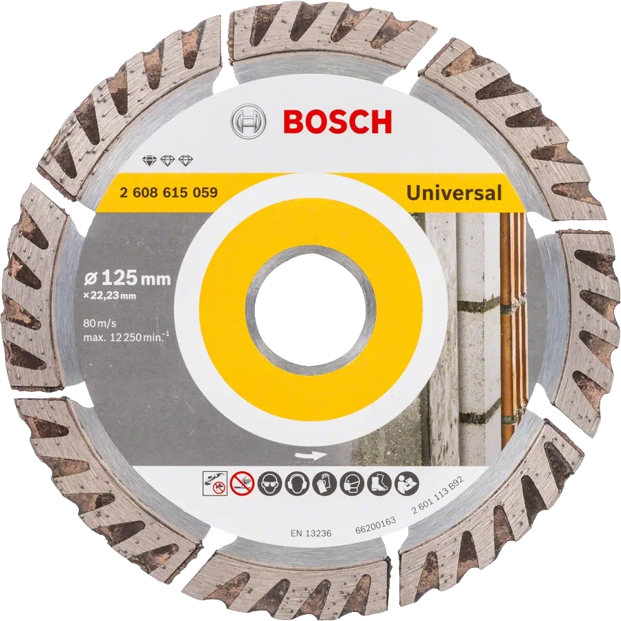 Bosch Professional | Cutting Disc Std for Univ. 125X22,23X2,0mm Segmented