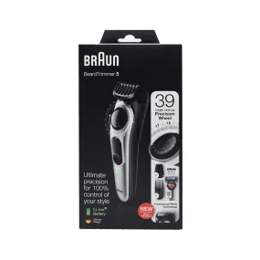 Braun Beard Trimmer 5 Black/Grey 8-in-1 Styling Kit With Gillette Razor, MGK5260