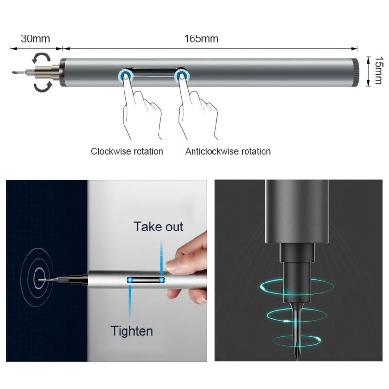BST-9911B Multifunction Precision Potable Mini Electric Screwdriver Set for Mobile Phone Repair