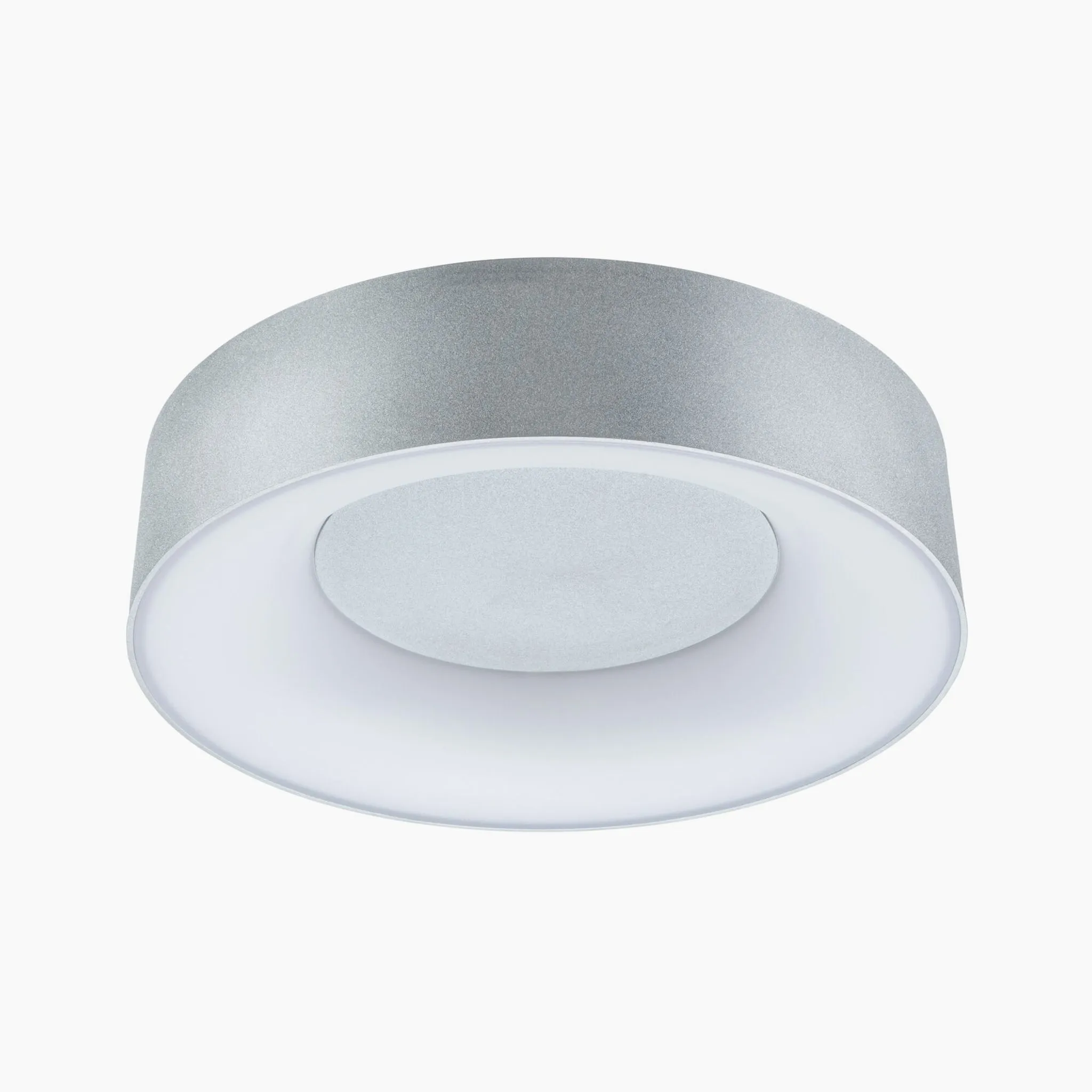 Casca 18W LED Switch 1500lm Ceiling Light in Matt Aluminium