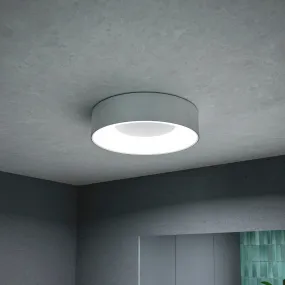 Casca 18W LED Switch 1500lm Ceiling Light in Matt Aluminium