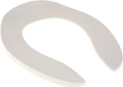 Centoco Plastic Open Front Elongated Toilet Seat White