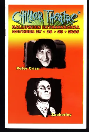 CHILLER THEATRE Zacherley Peter Criss Kiss Oct 65 Halloween Spooktacular NJ Horror Convention Horror Expo Program Book