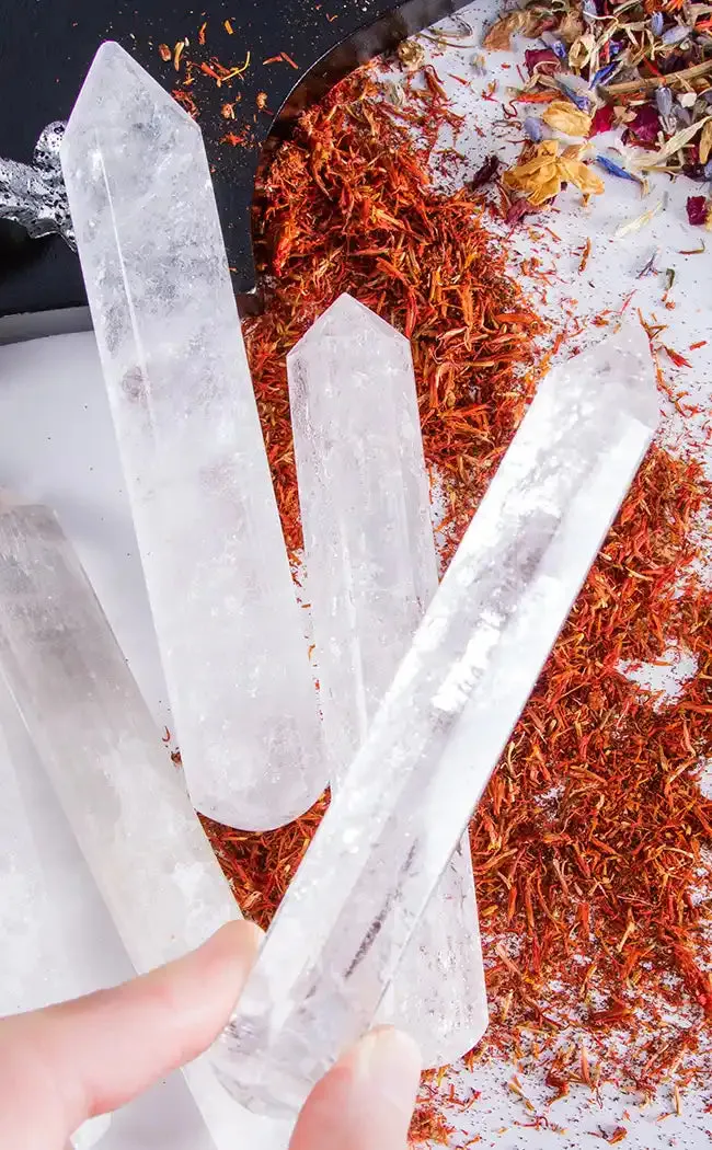 Clear Quartz Crystal Wands