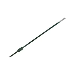 CMC TP125PGN050 T-Post, 5 ft H, Steel, Green/White