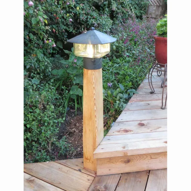 Coe Studios RPGL Tapered Cedar Post Accessory Without The Light.