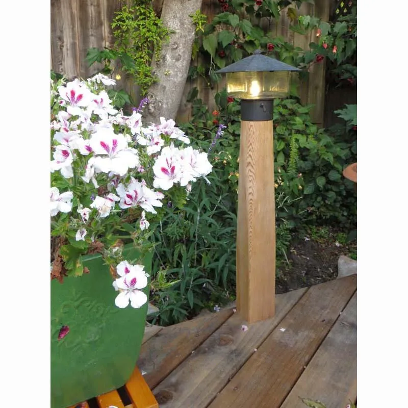 Coe Studios RPGL Tapered Cedar Post Accessory Without The Light.